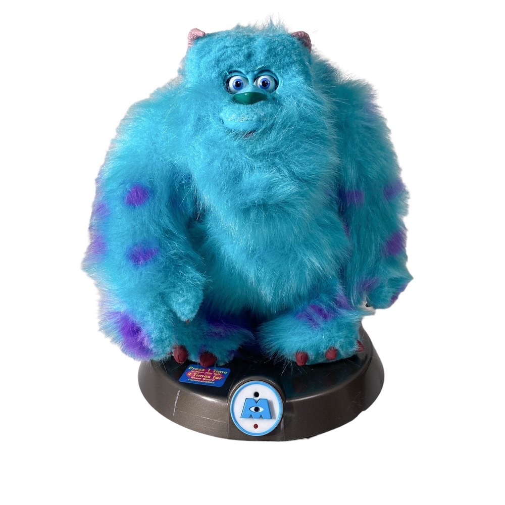 Thinkway Toys Disney Pixar Monsters Inc Sully Talking Room Guard SEE VIDEO